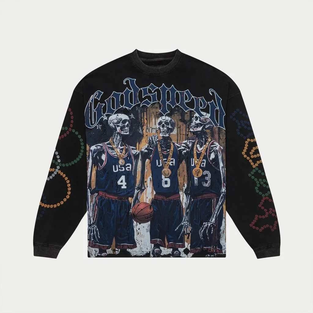 🥇 DreamTeam '24 LS T-Shirt (Vintage Black)