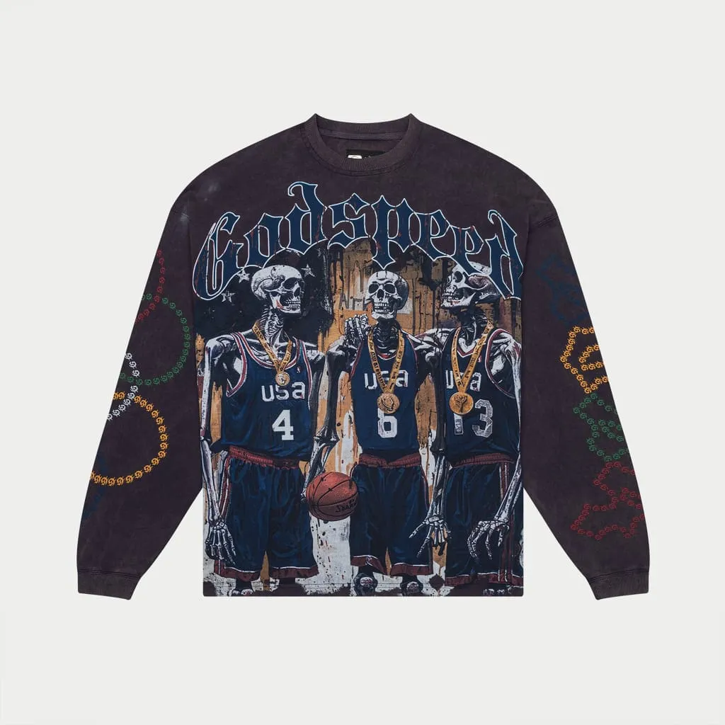 🥇 DreamTeam '24 LS T-Shirt (Vintage Navy)