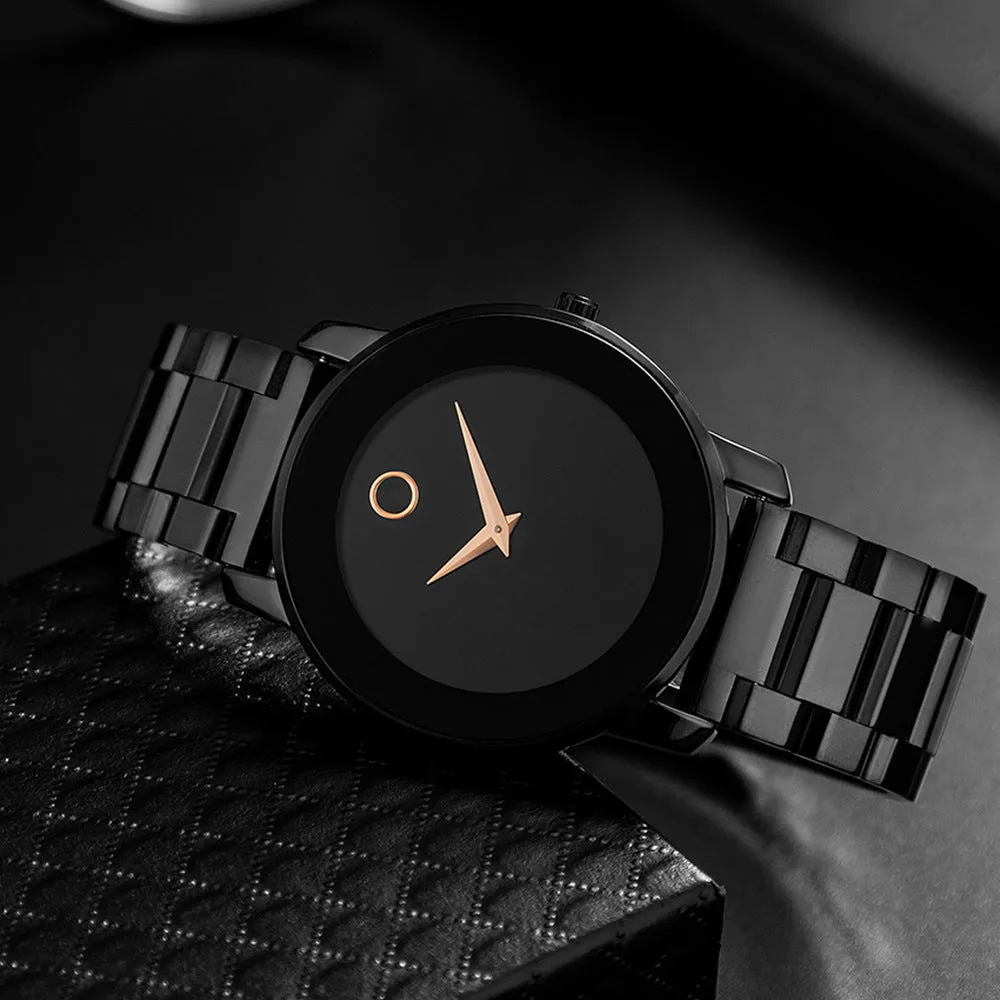 ⌚ Ultra-Thin Men's Stainless Steel Watch – The Watch of Power & Prestige ⌚