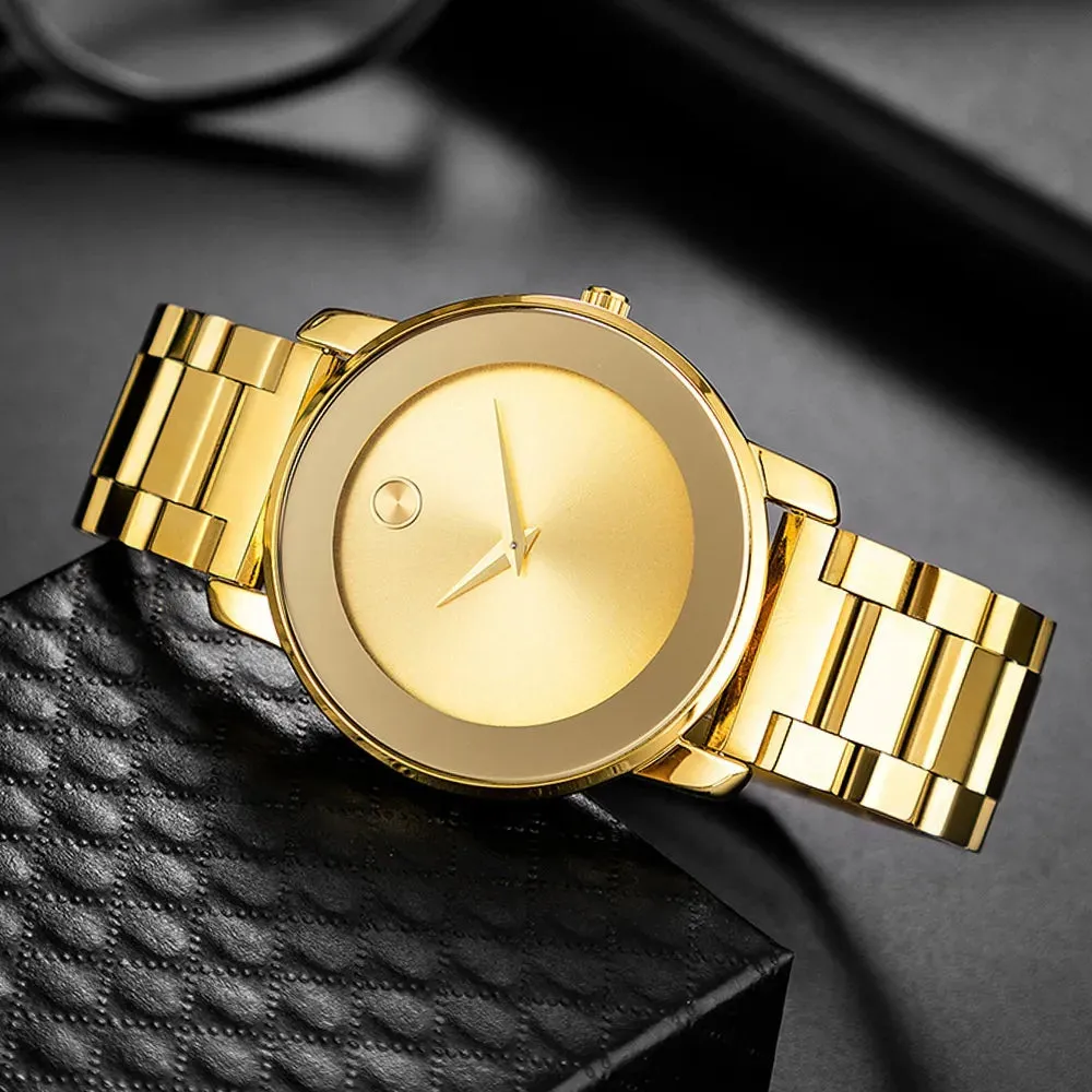 ⌚ Ultra-Thin Men's Stainless Steel Watch – The Watch of Power & Prestige ⌚