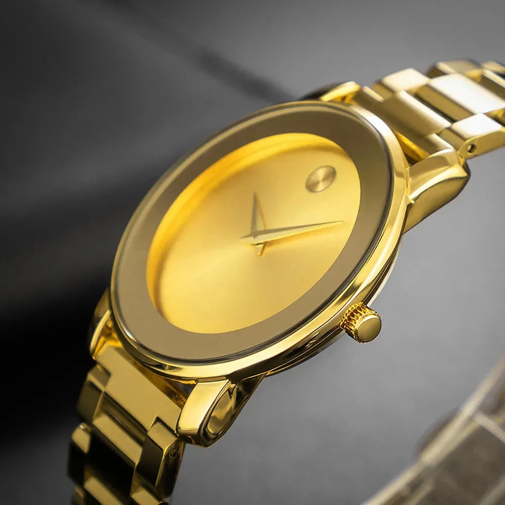 ⌚ Ultra-Thin Men's Stainless Steel Watch – The Watch of Power & Prestige ⌚
