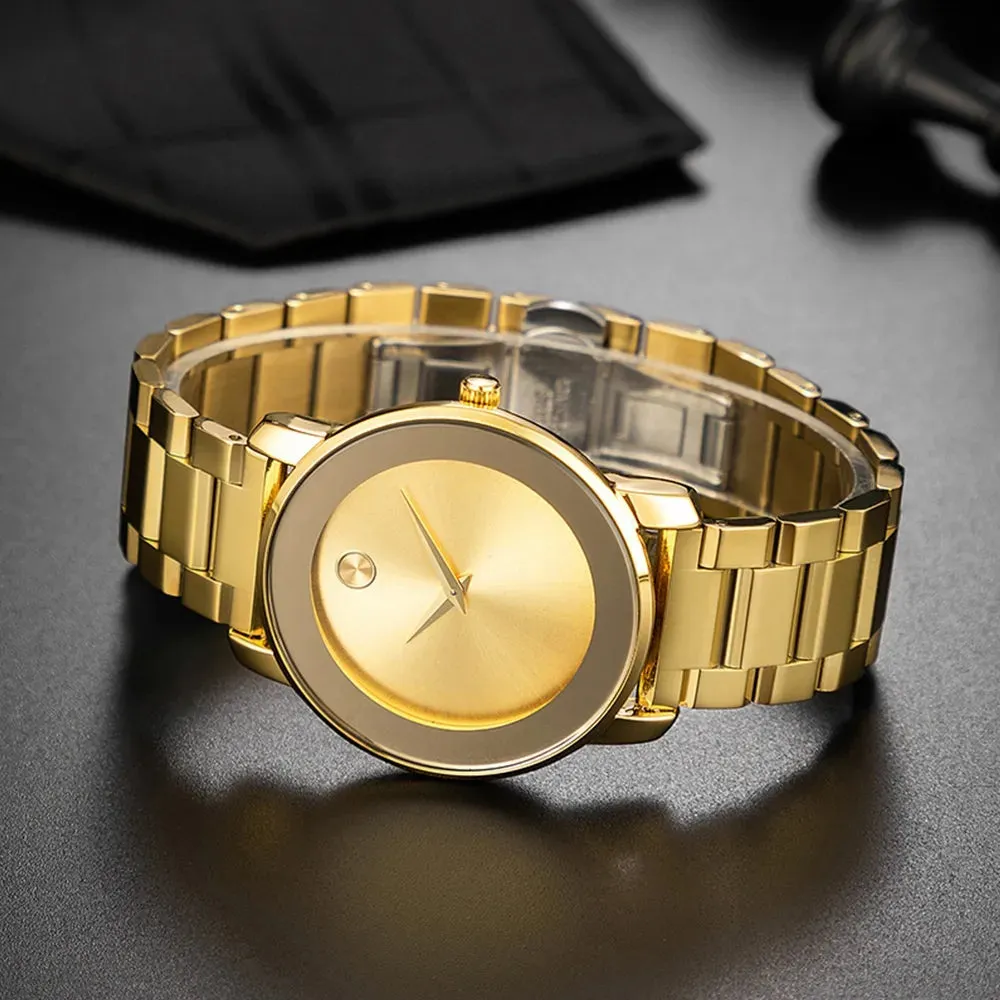 ⌚ Ultra-Thin Men's Stainless Steel Watch – The Watch of Power & Prestige ⌚