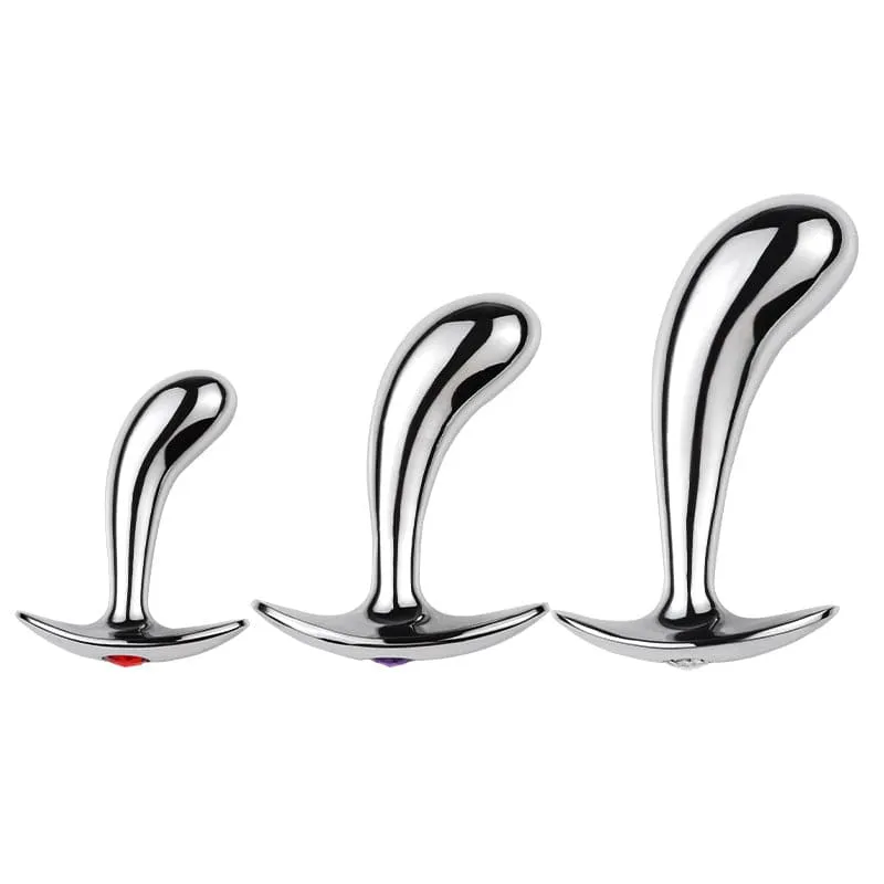 0339M  Prostate Pleaser Stainless Steel Butt Plug