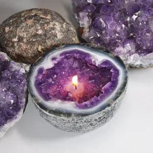 1 1 FREE | Lumière™ Wax Candle with Real Rose Quartz