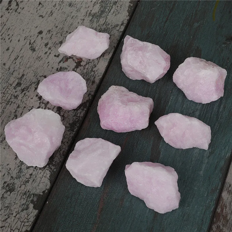 1 Box Rose Quartz Raw Crystals