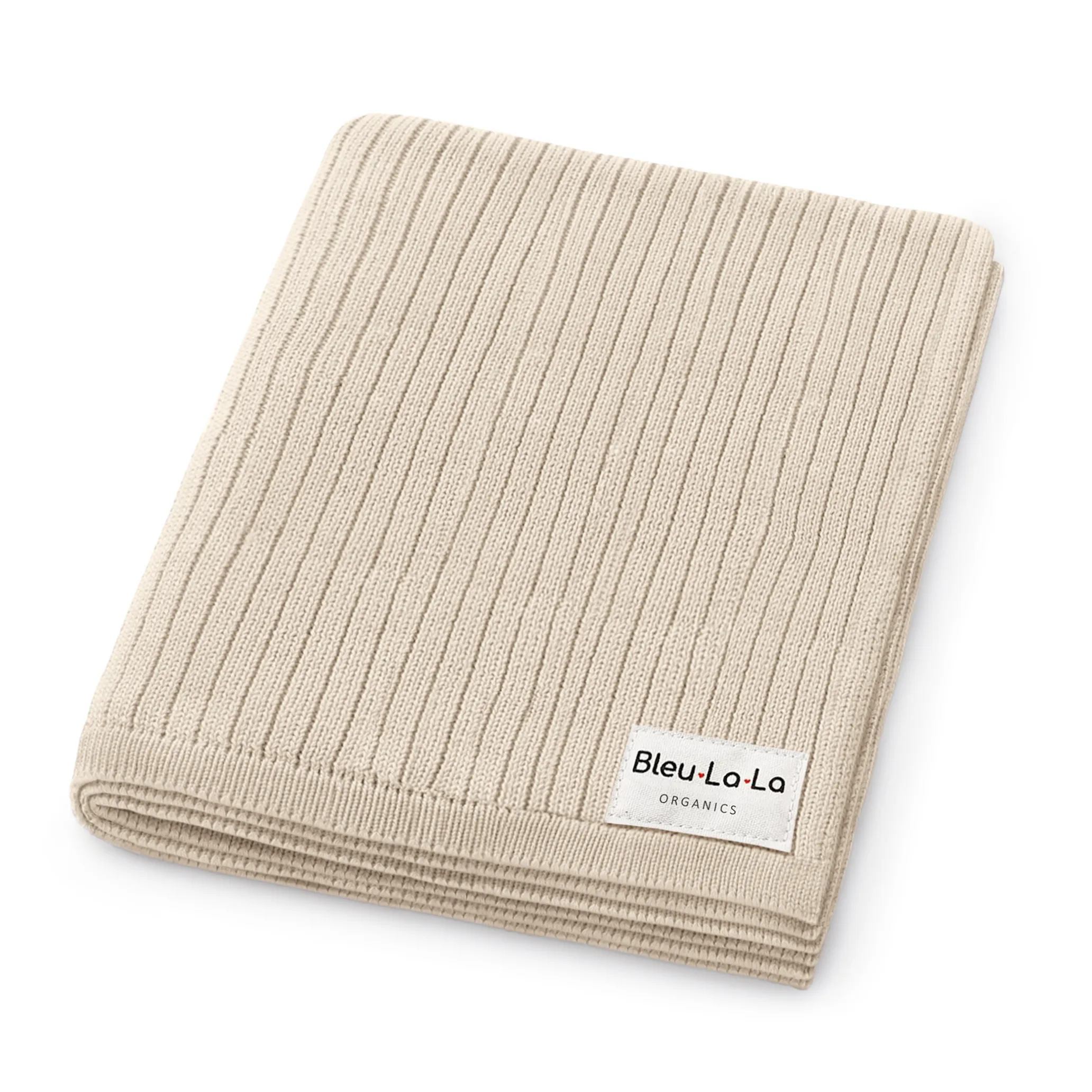 100% Luxury Organic Cotton Ribbed Baby Swaddle Blanket: Bubblegum
