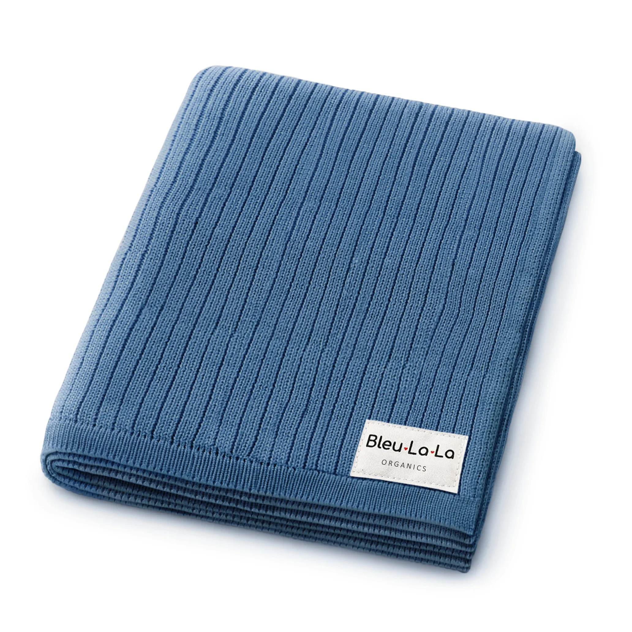100% Luxury Organic Cotton Ribbed Baby Swaddle Blanket: Bubblegum