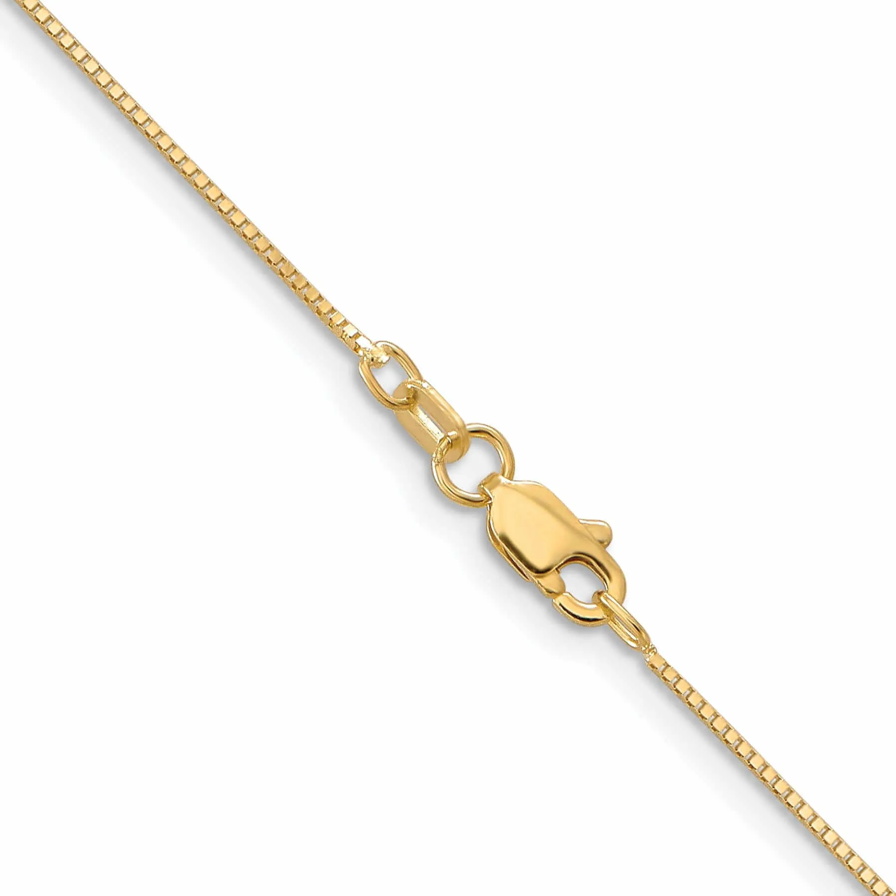 10k Yellow Gold .7 mm Box Chain