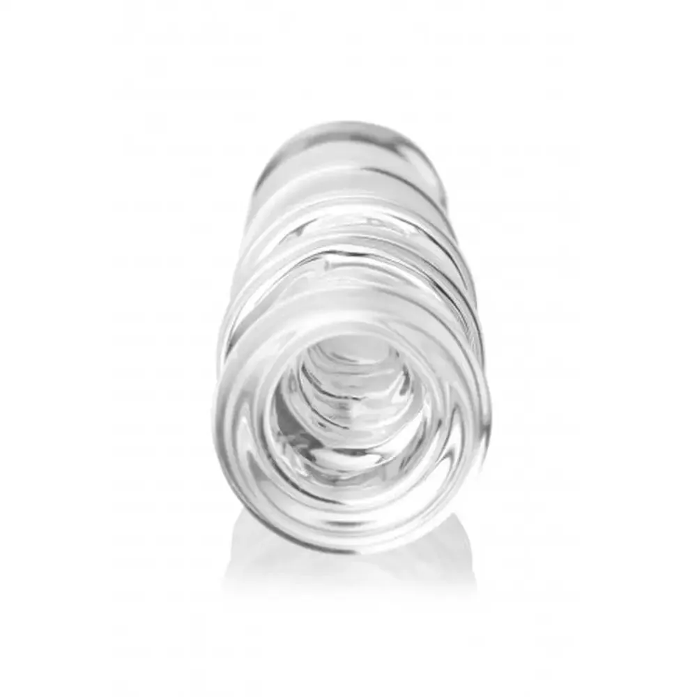 11-inch Master Series Clear Anal Large Glass Dildo