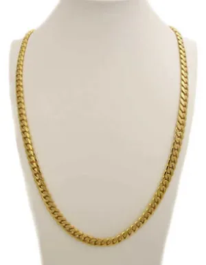 12 MM Gold Over Silver Cuban Link Chain – Handmade Luxury Jewelry