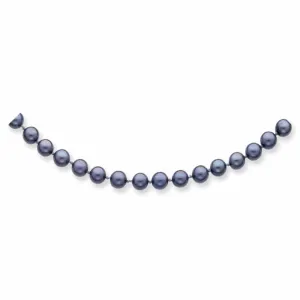 14k Gold Black Akoya Saltwater Cultured Pearl