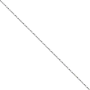 14k White Gold Polished 1.50mm Franco Chain