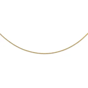 14k Yellow Gold 1.5mm D.C  Neckwire Necklace