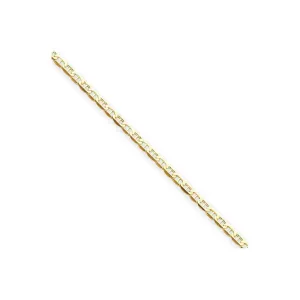 14k Yellow Gold 3.00mm Concave Anchor Chain