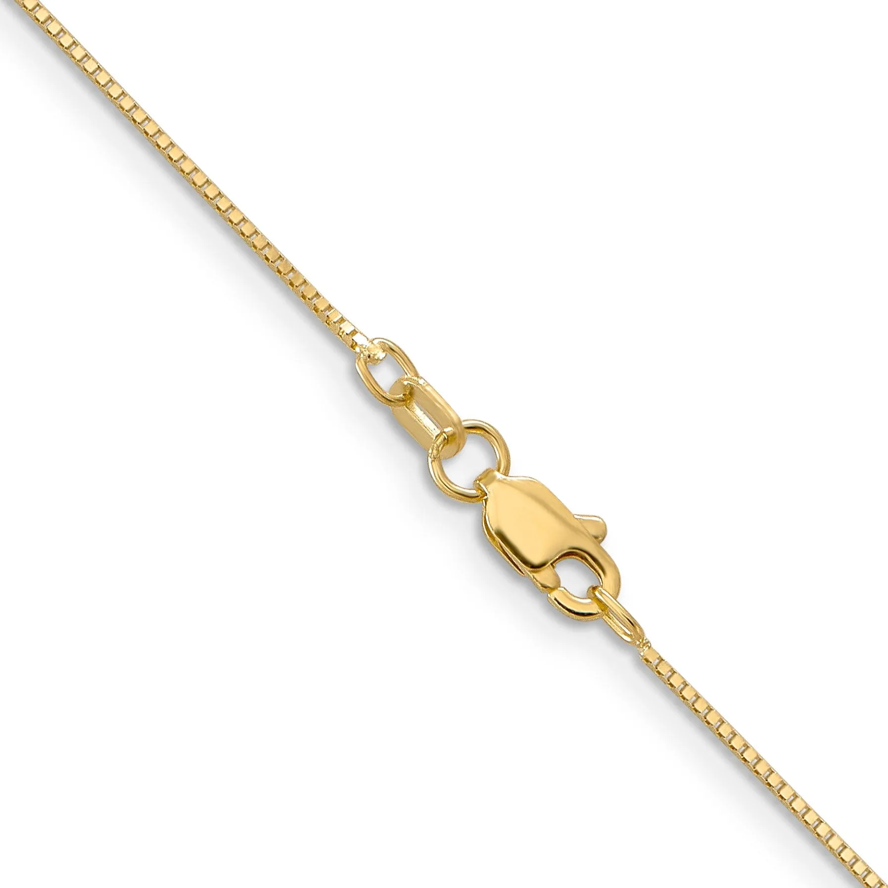 14k Yellow Gold .8 mm Box Chain