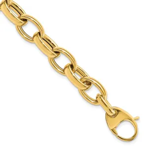 14k Yellow Gold Fancy Link Bracelet