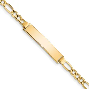 14k Yellow Gold ID Bracelet