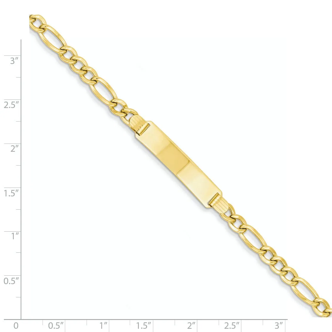 14k Yellow Gold ID Bracelet