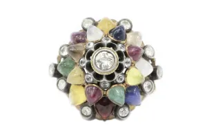 14K Yellow Gold Thai Princess Ring