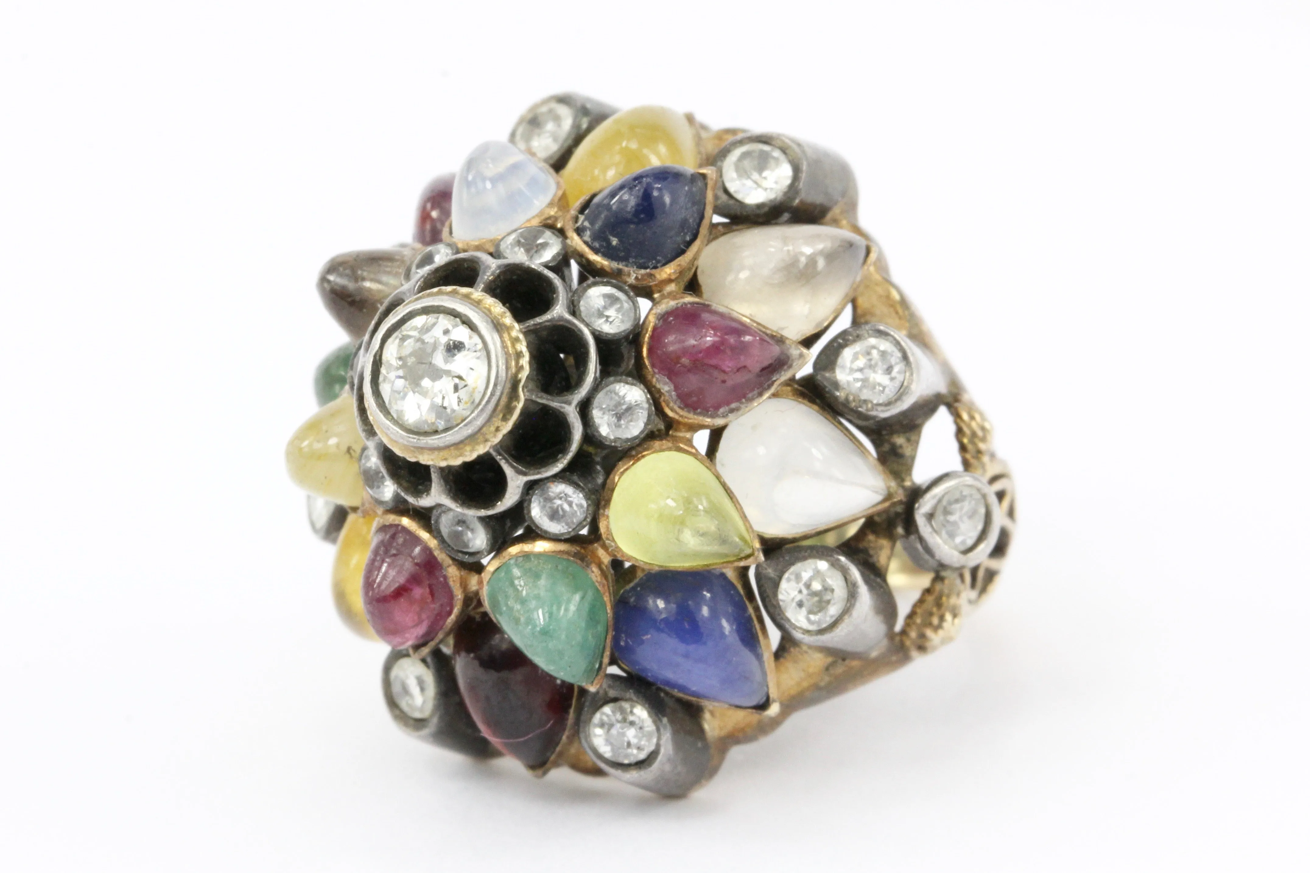 14K Yellow Gold Thai Princess Ring