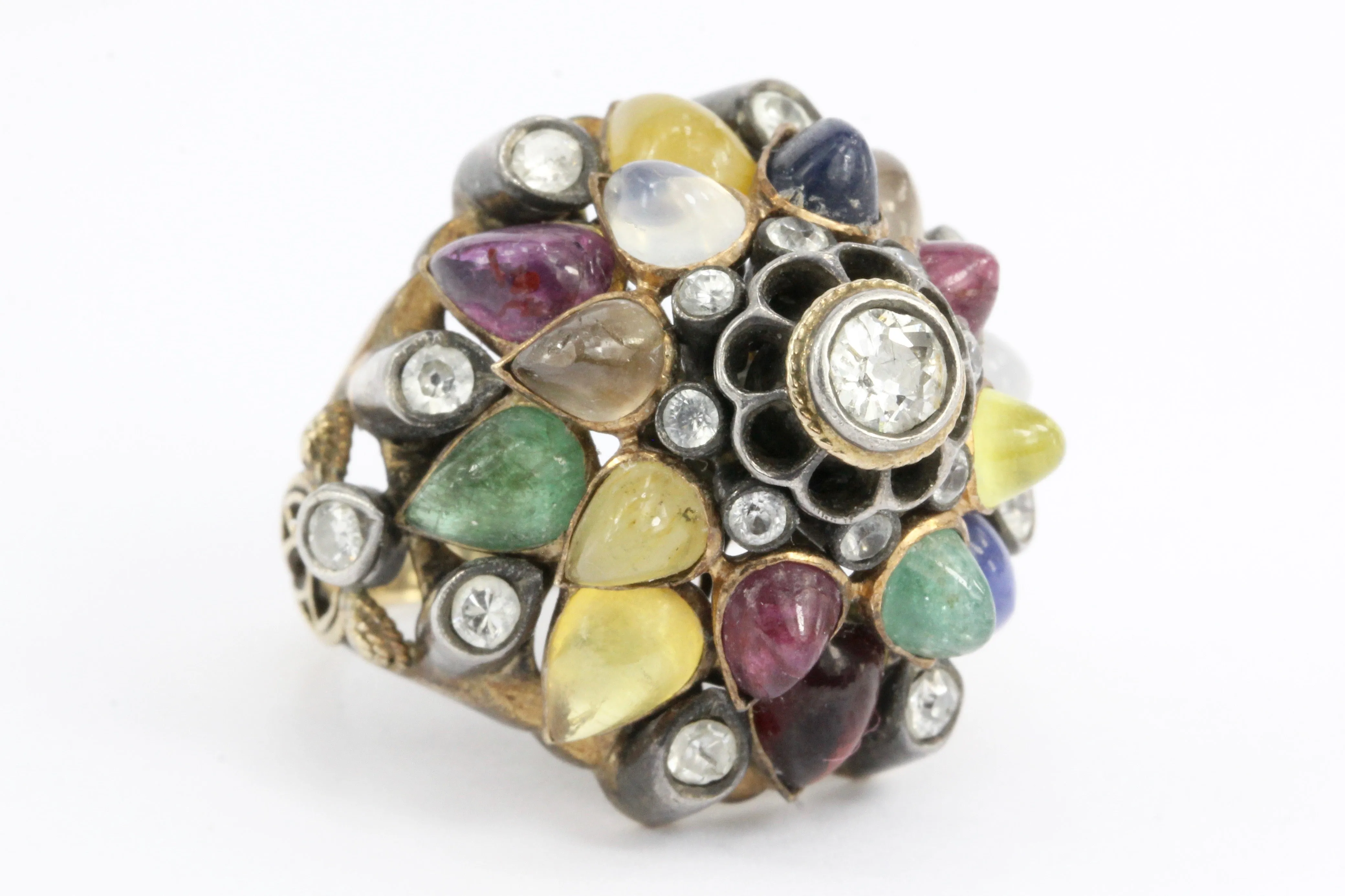 14K Yellow Gold Thai Princess Ring