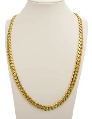 16 MM Gold Over Silver Cuban Link Chain – Handmade Luxury Jewelry