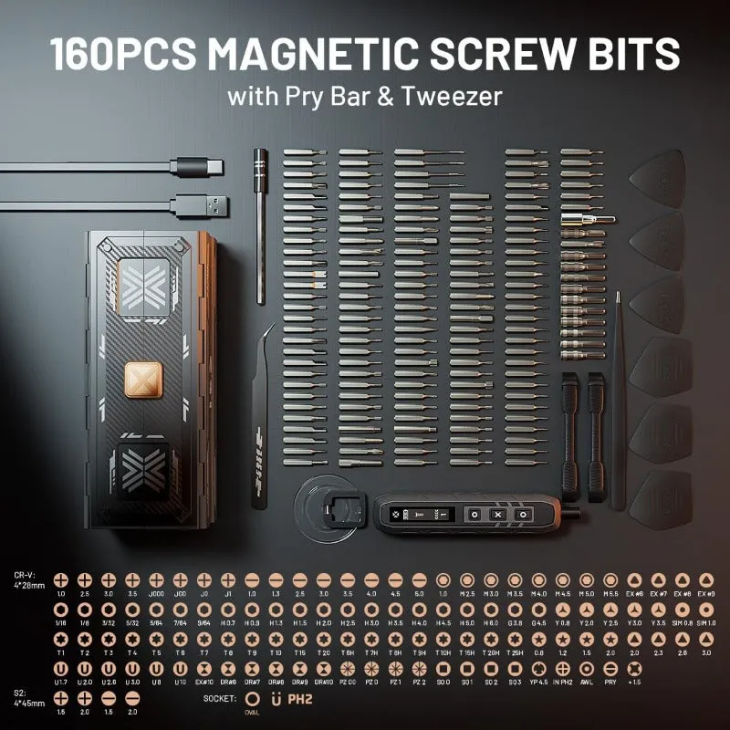180-in-1 Precision Magnetic Screwdriver Set