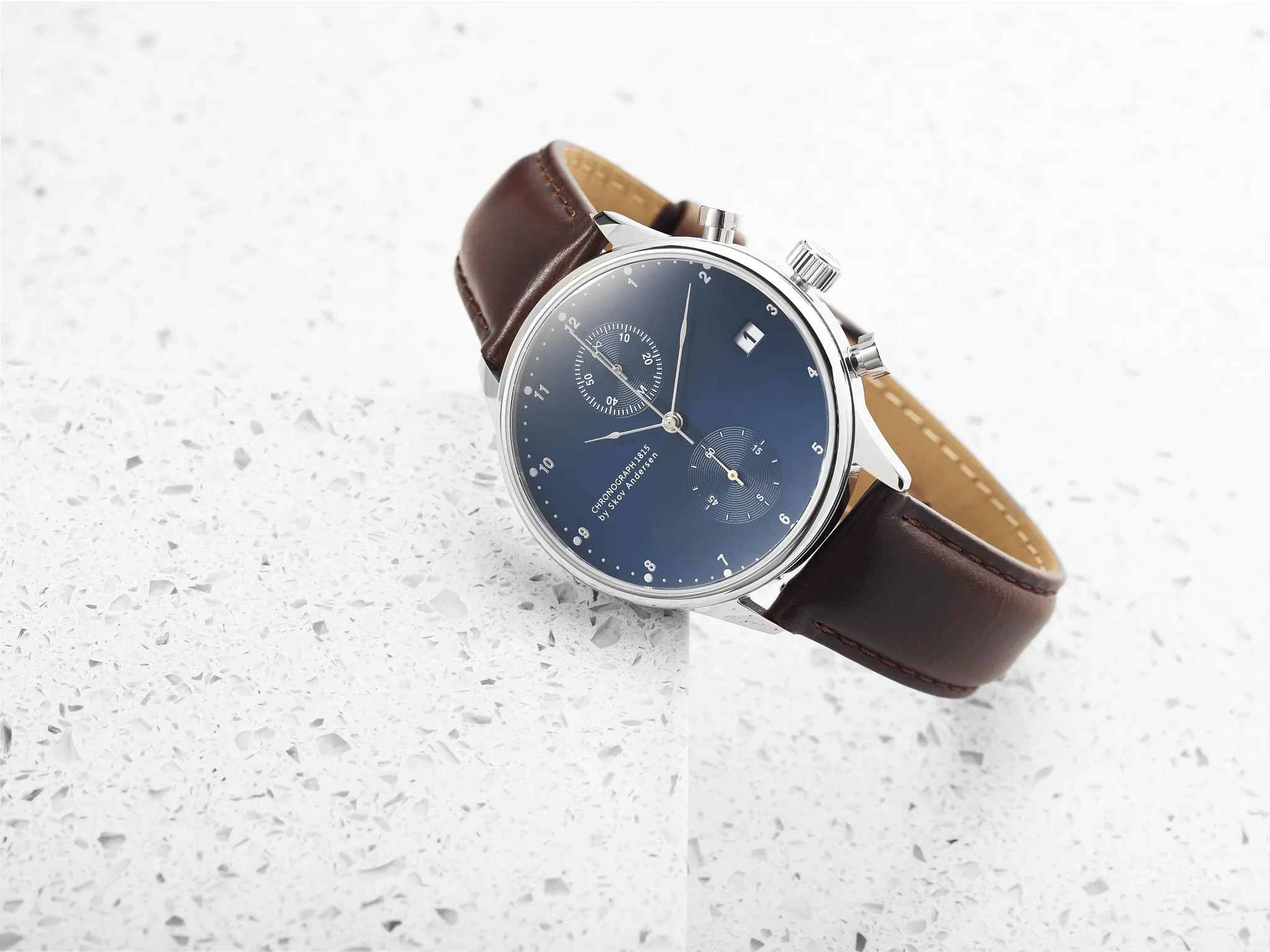 1815 Chronograph, Steel / Blue Sunray (B)