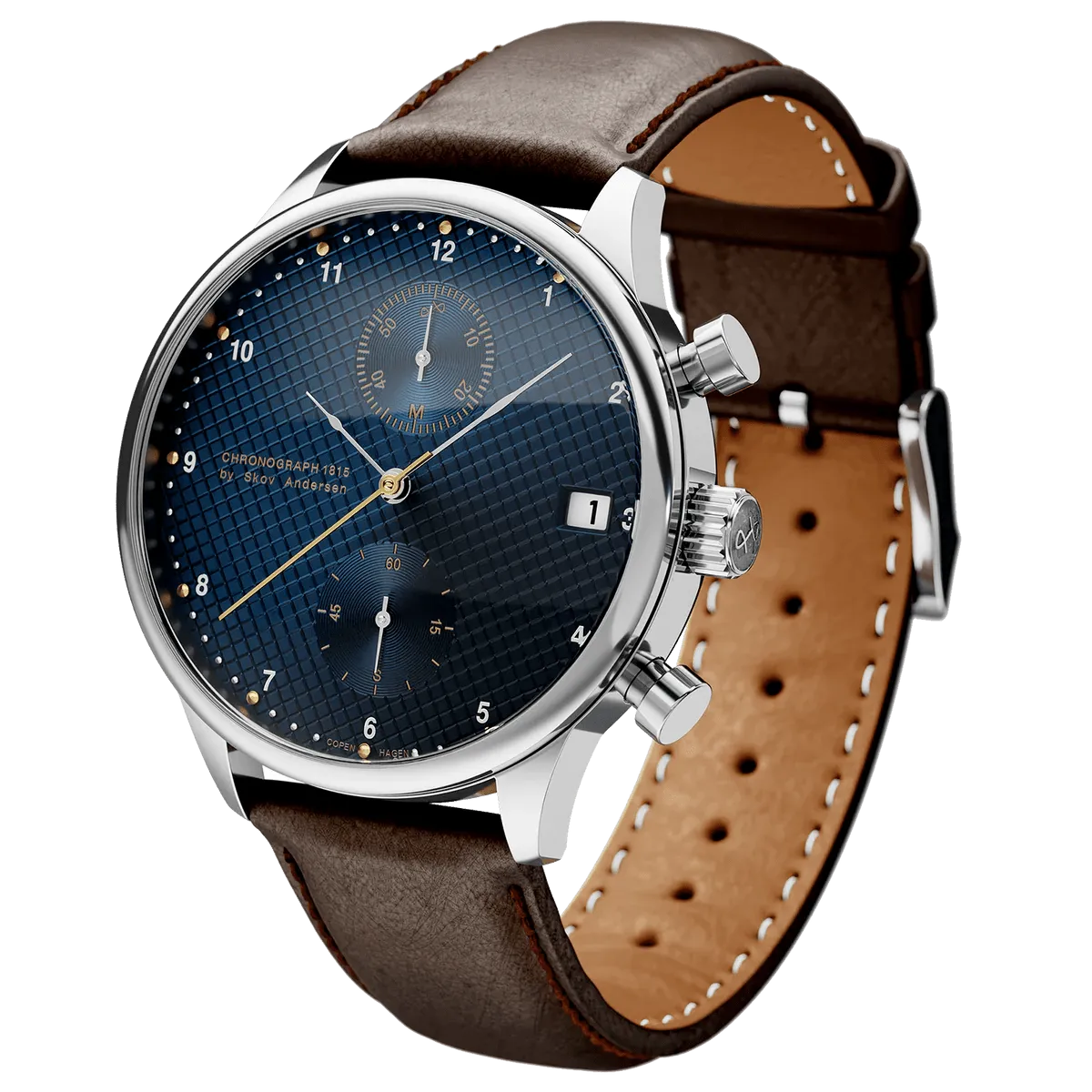 1815 Chronograph, Steel / Blue Sunray (B)