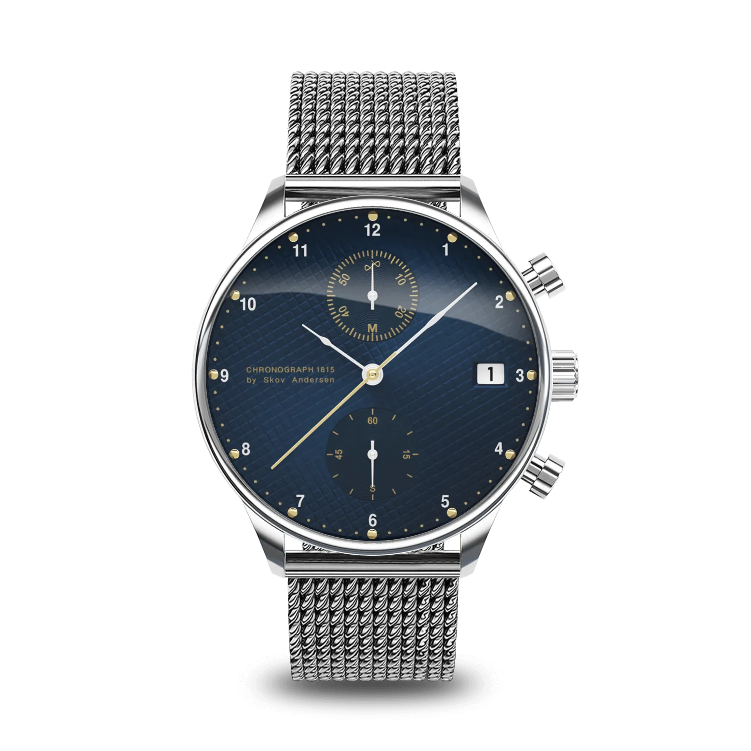 1815 Chronograph, Steel / Blue Turtle