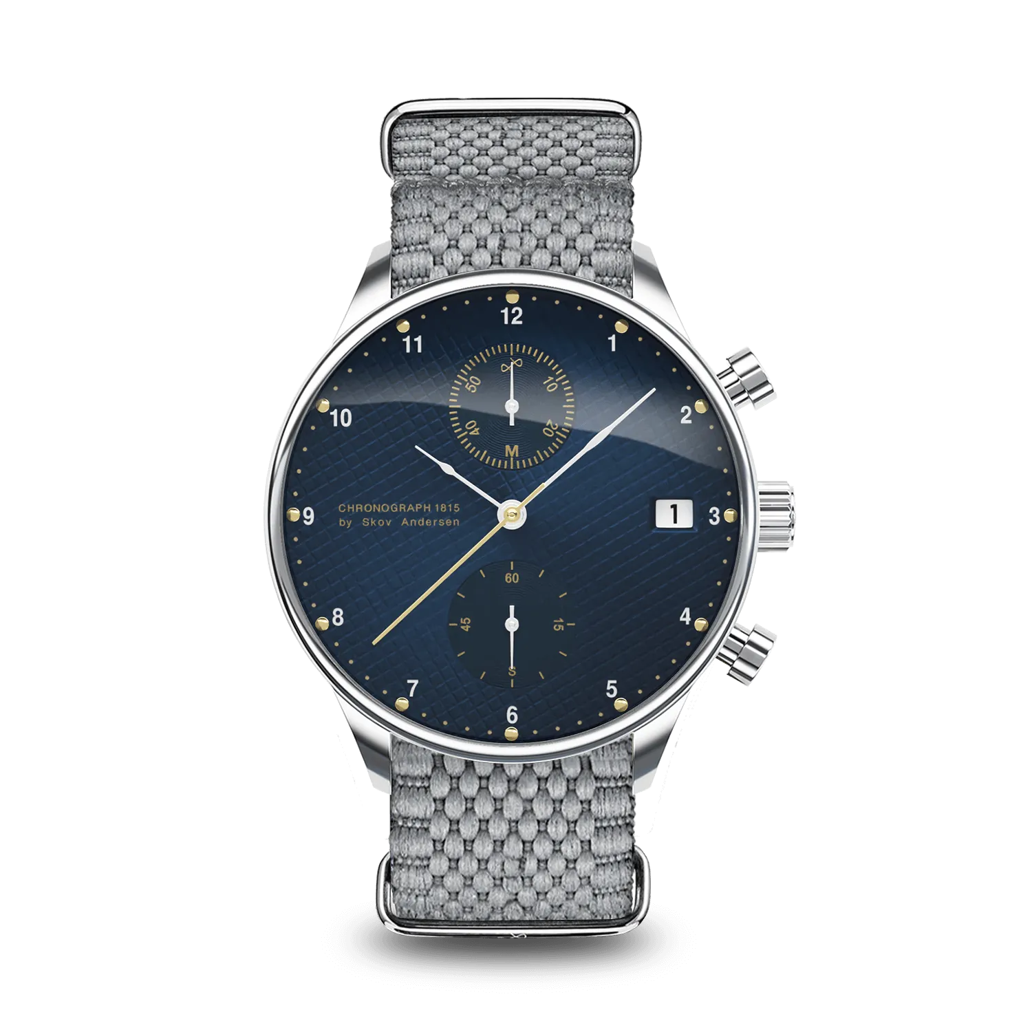 1815 Chronograph, Steel / Blue Turtle
