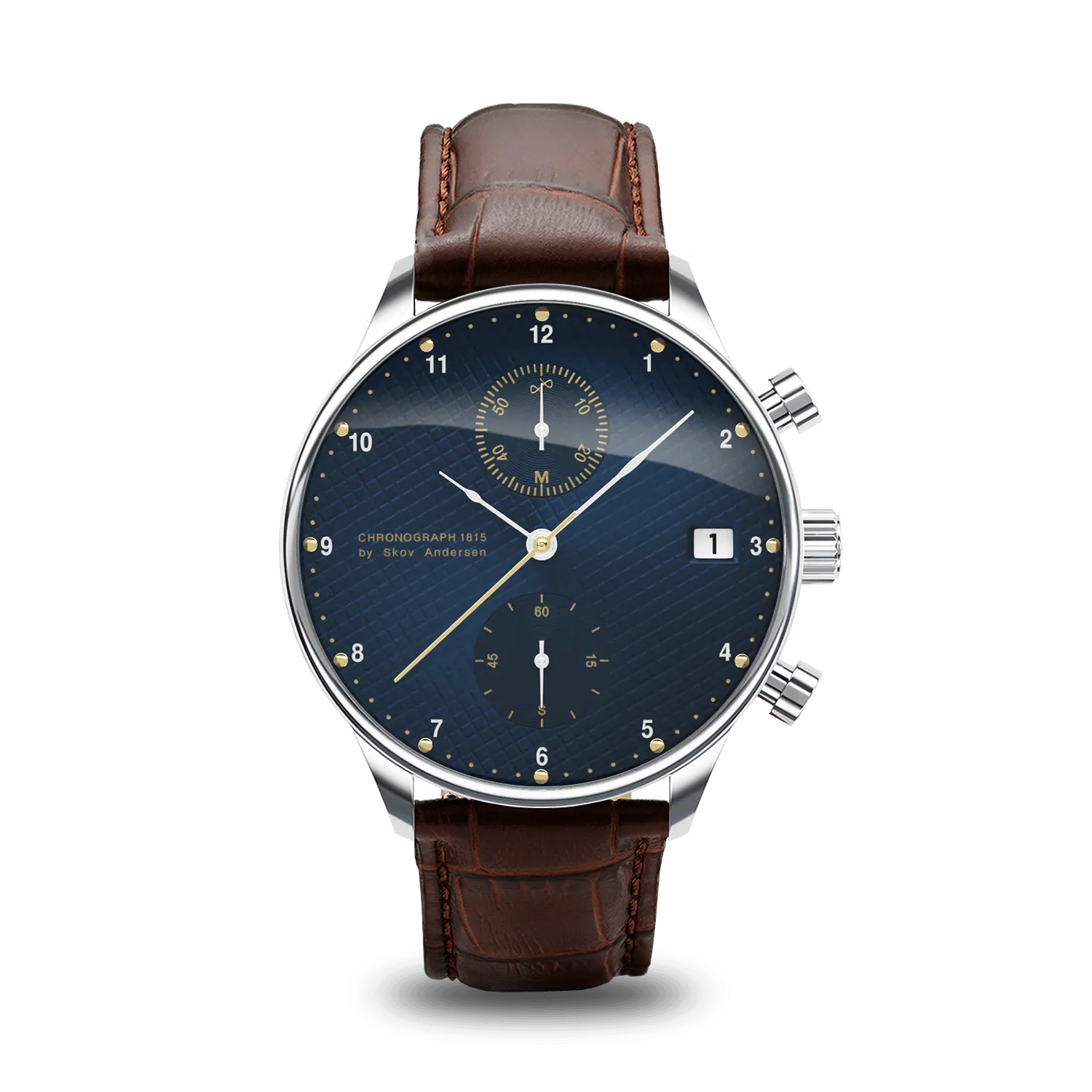 1815 Chronograph, Steel / Blue Turtle