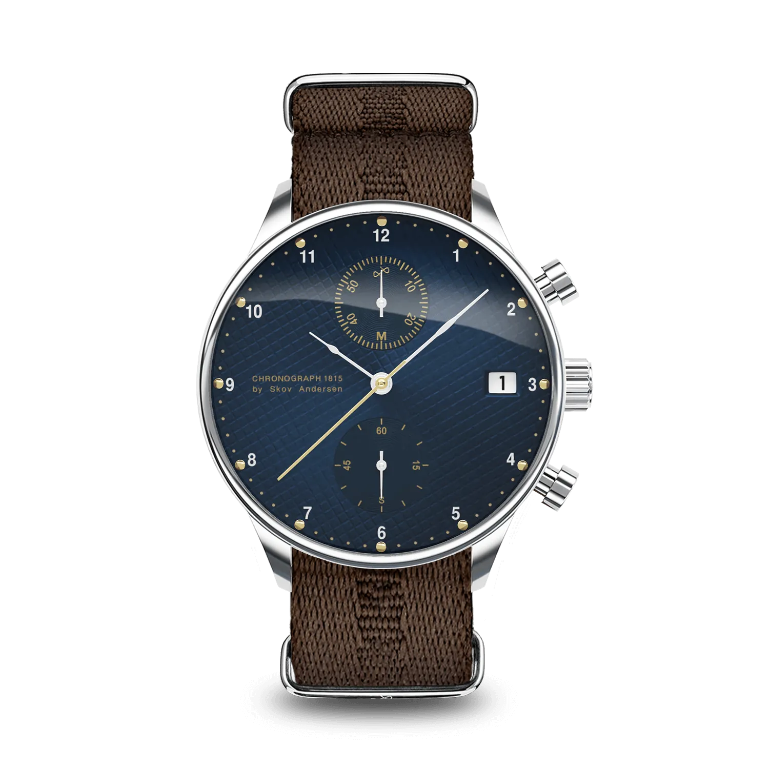 1815 Chronograph, Steel / Blue Turtle