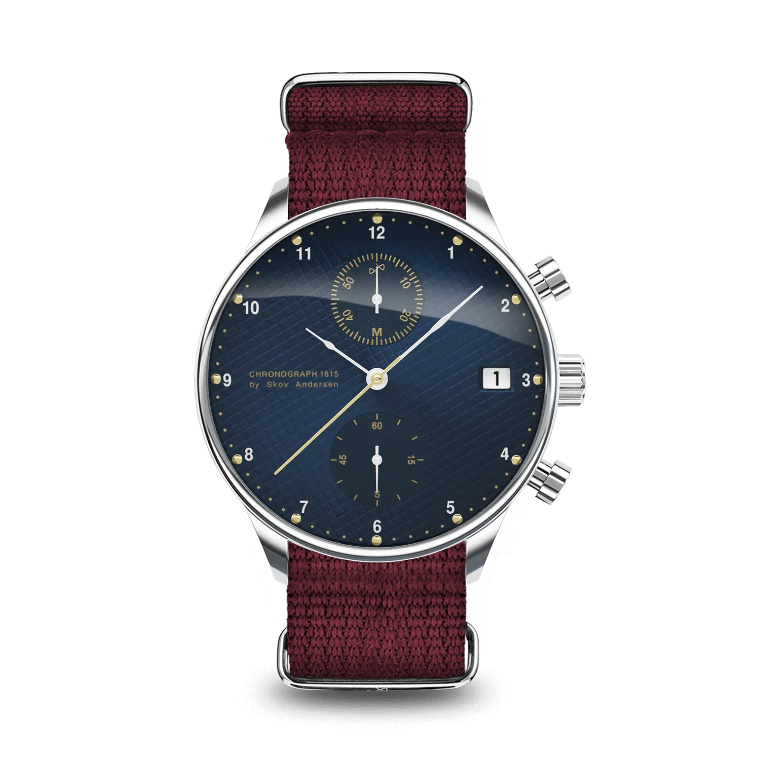 1815 Chronograph, Steel / Blue Turtle