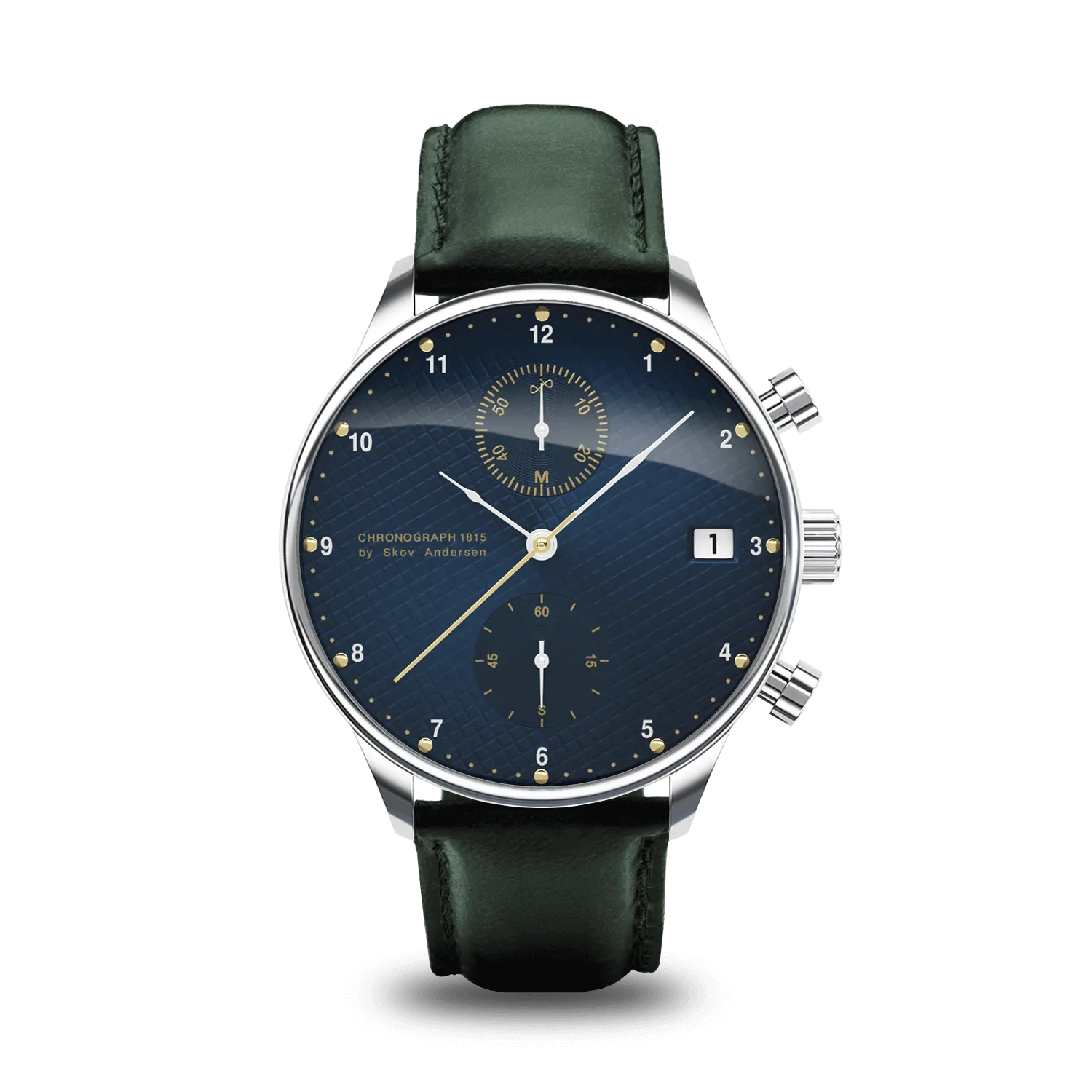 1815 Chronograph, Steel / Blue Turtle