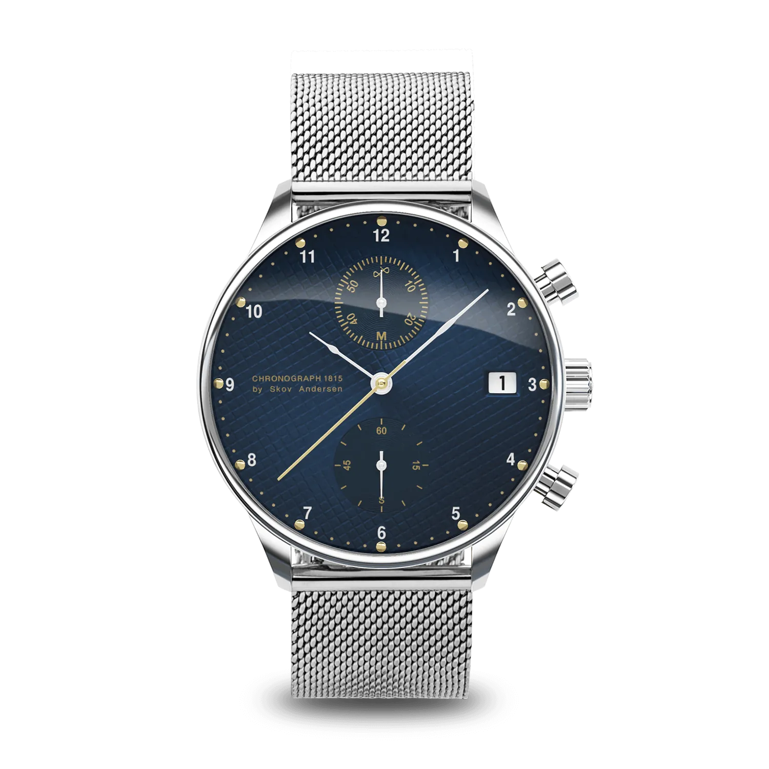 1815 Chronograph, Steel / Blue Turtle
