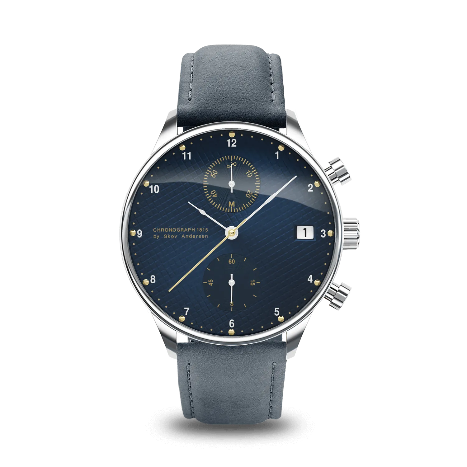 1815 Chronograph, Steel / Blue Turtle