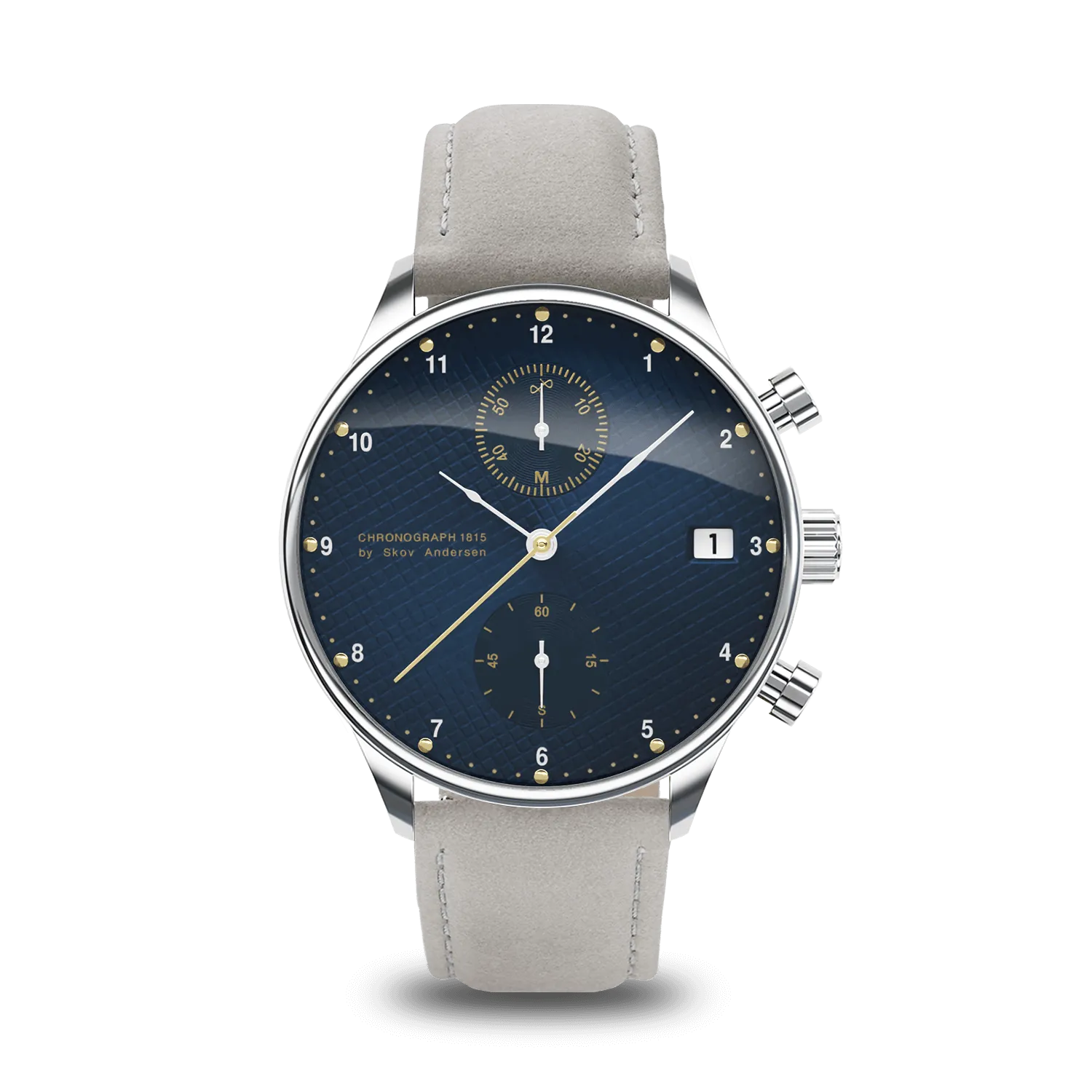 1815 Chronograph, Steel / Blue Turtle