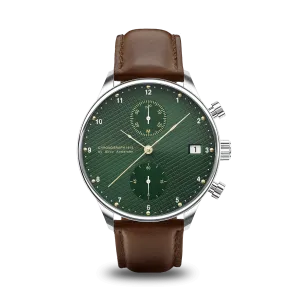 1815 Chronograph, Steel / Green Turtle