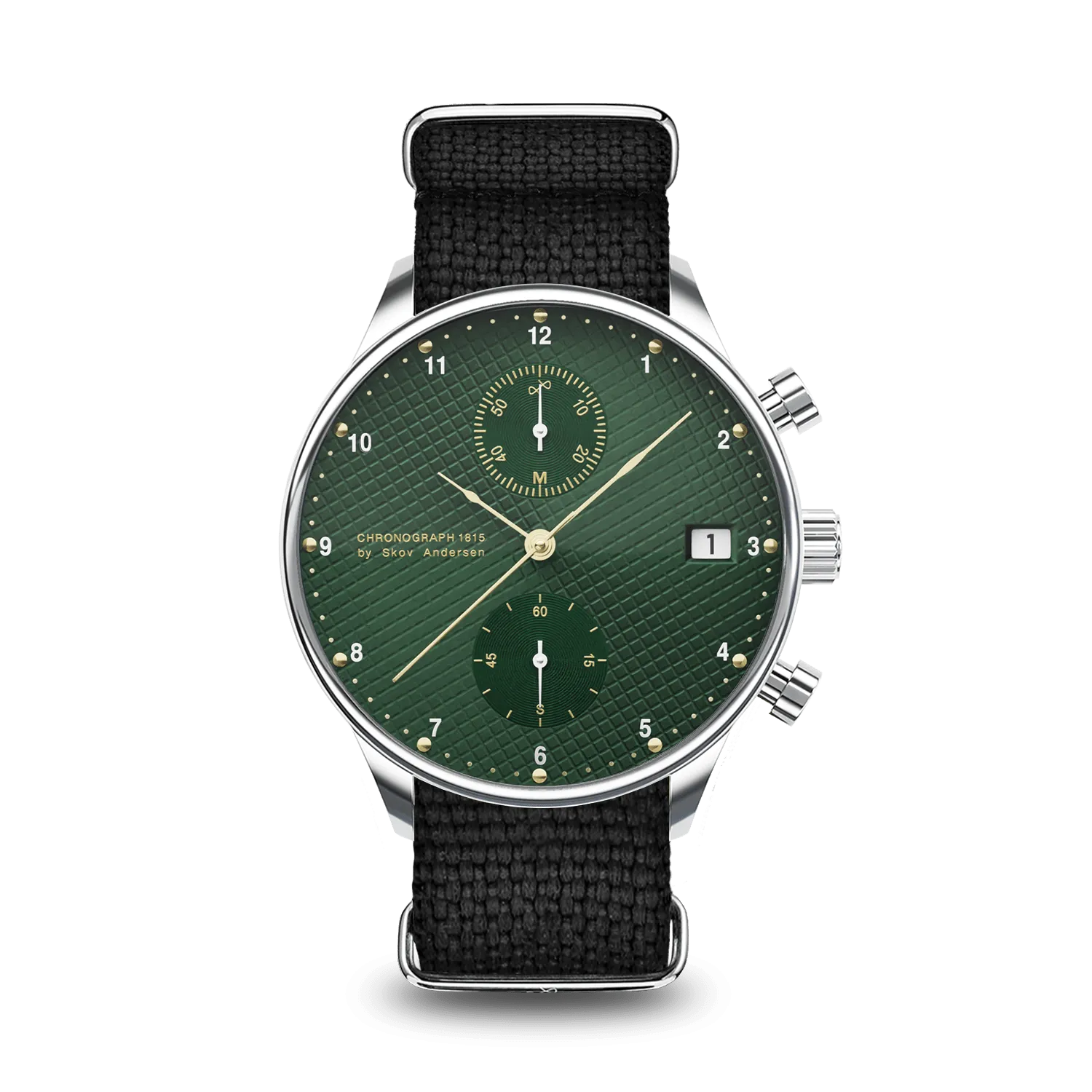 1815 Chronograph, Steel / Green Turtle