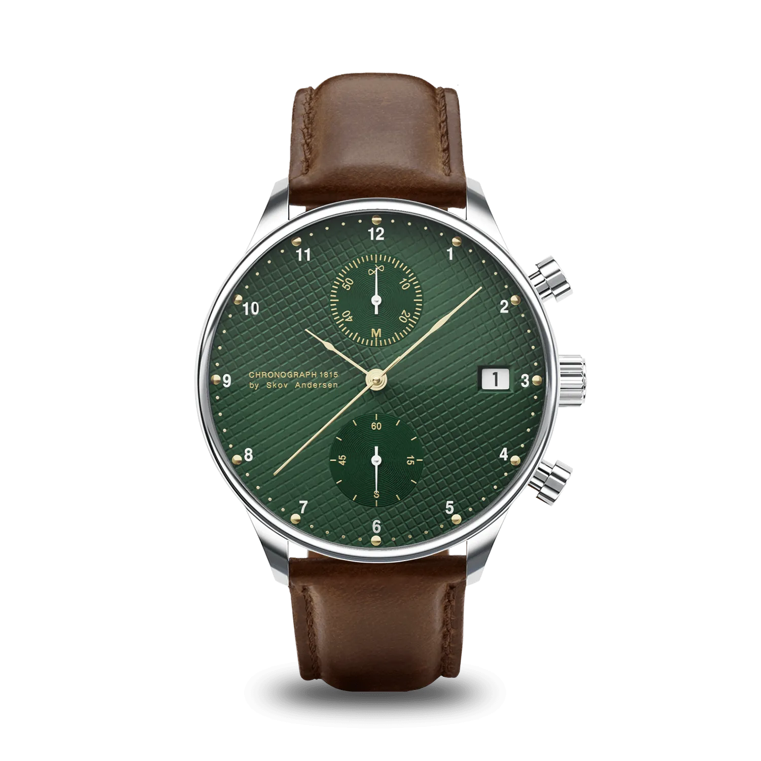 1815 Chronograph, Steel / Green Turtle