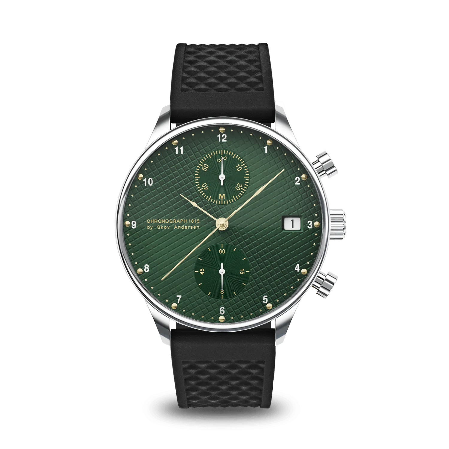 1815 Chronograph, Steel / Green Turtle