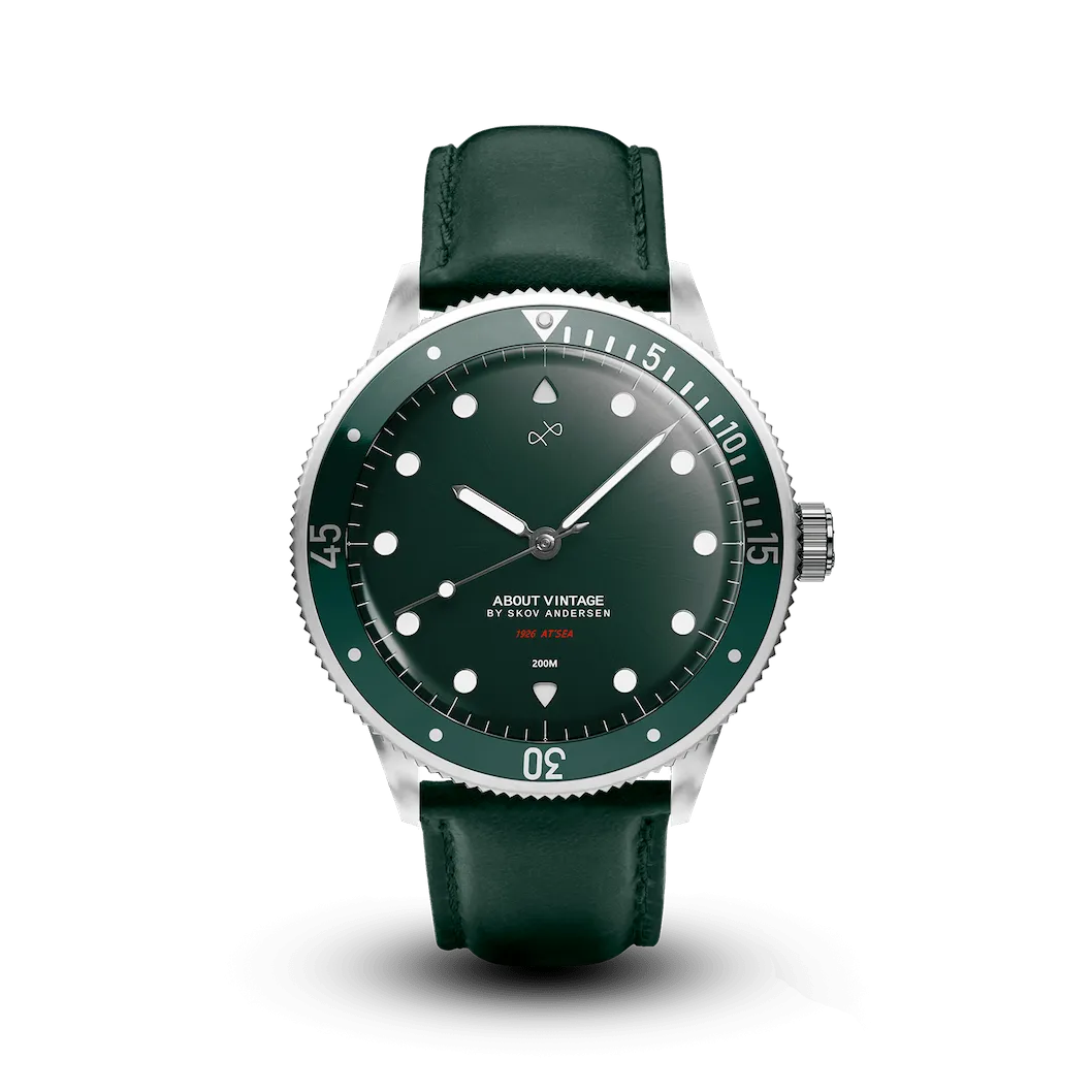 1926 At'sea, Steel / Green Sunray