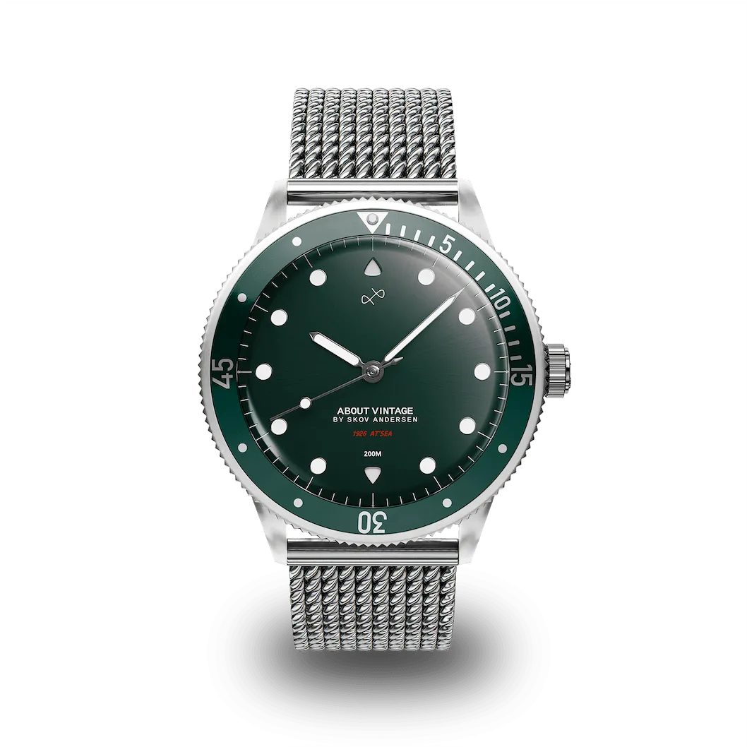 1926 At'sea, Steel / Green Sunray
