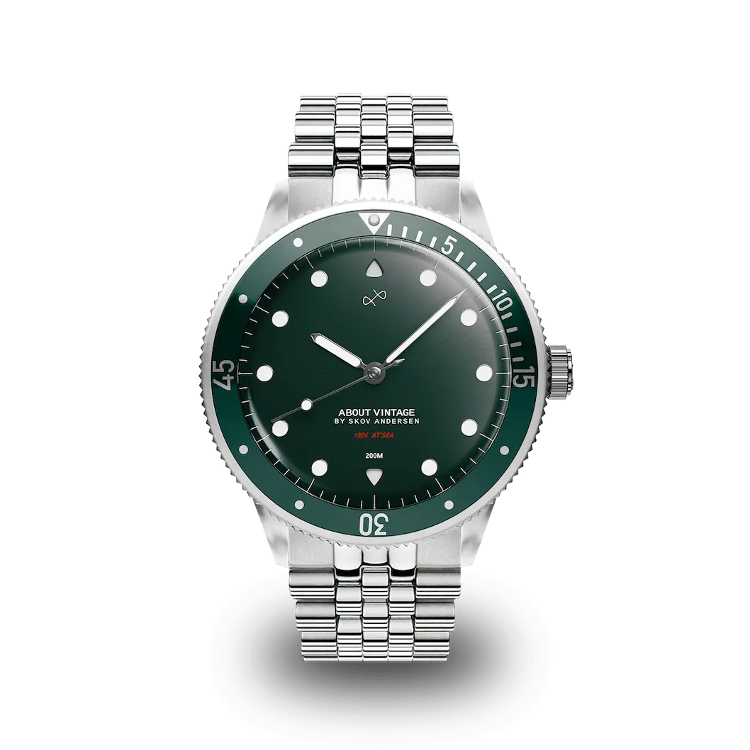 1926 At'sea, Steel / Green Sunray
