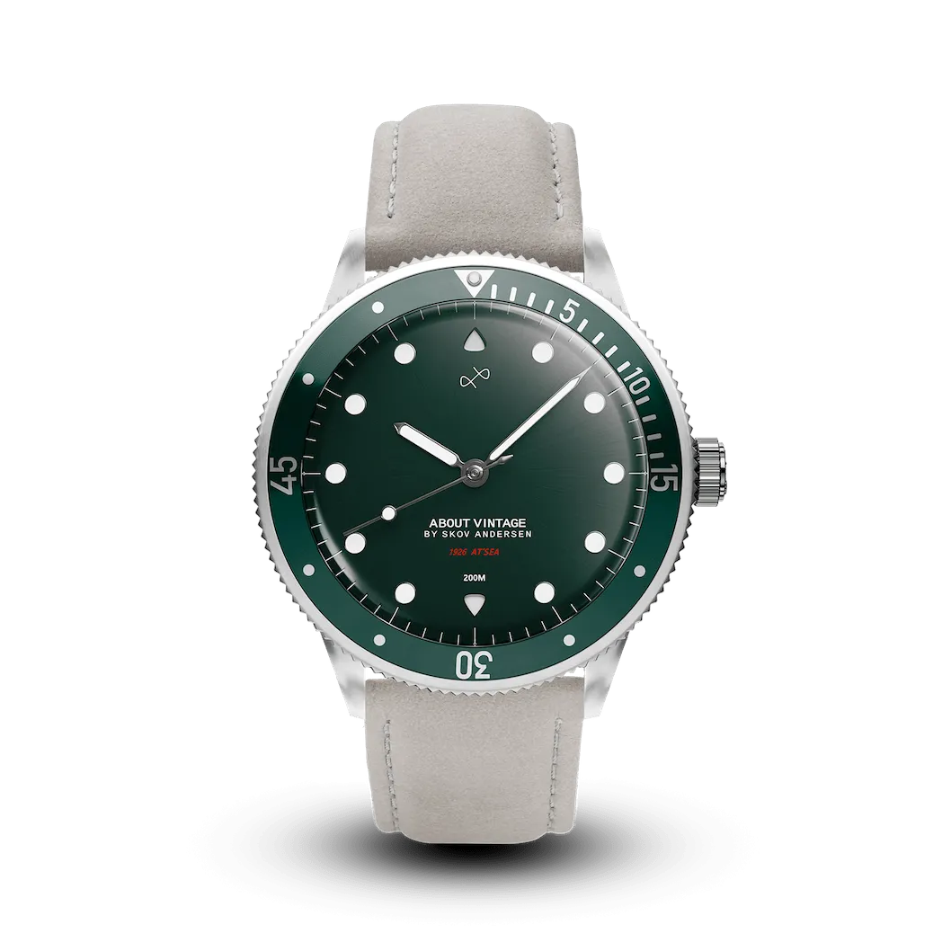 1926 At'sea, Steel / Green Sunray