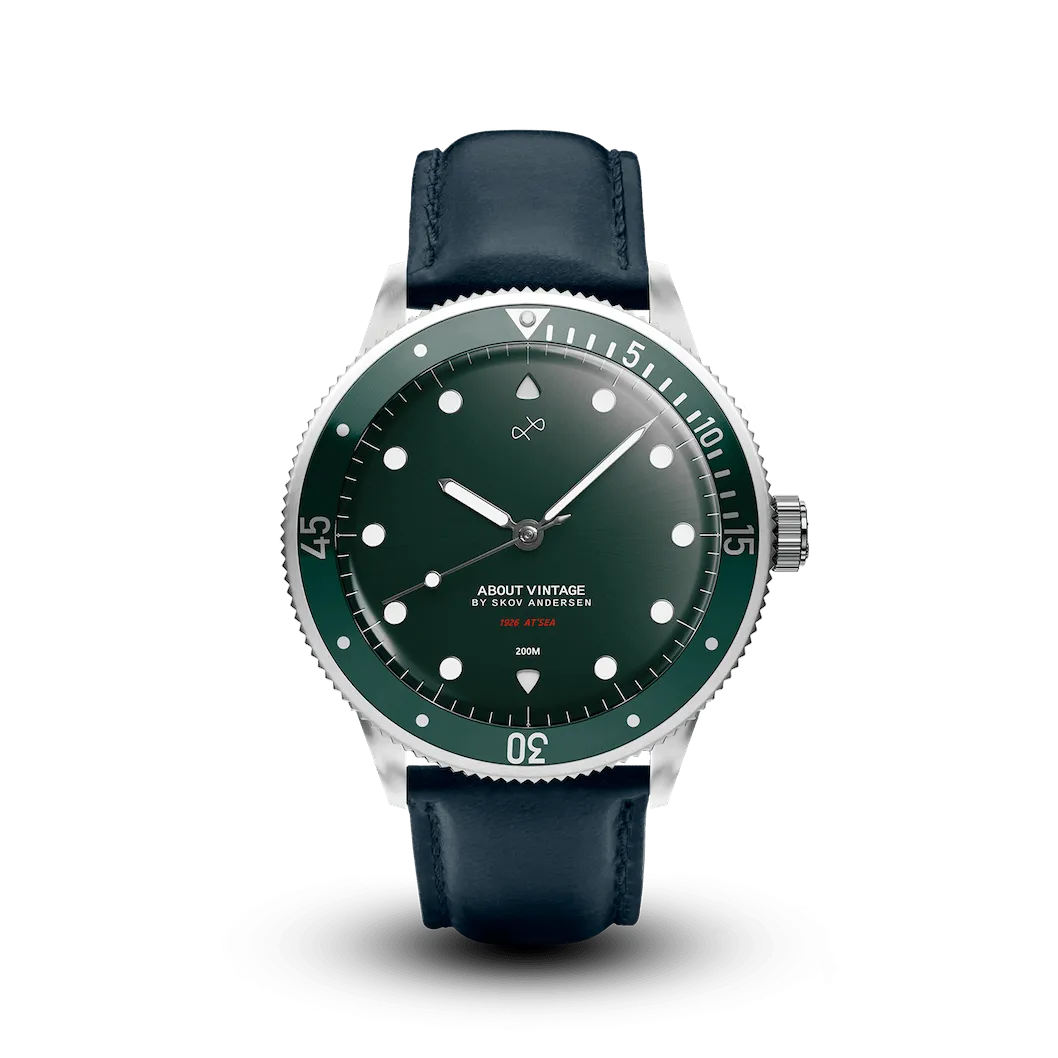 1926 At'sea, Steel / Green Sunray