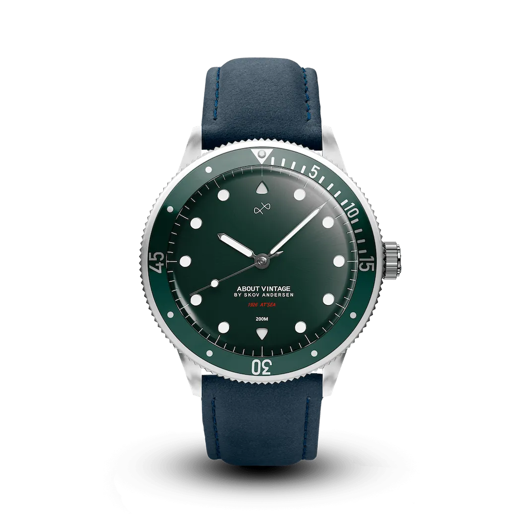 1926 At'sea, Steel / Green Sunray