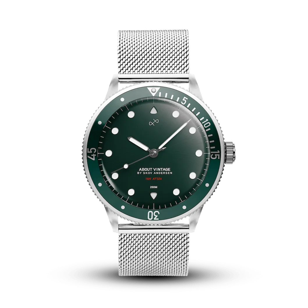1926 At'sea, Steel / Green Sunray