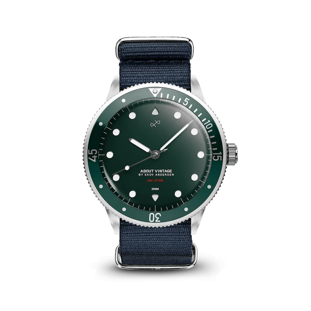 1926 At'sea, Steel / Green Sunray